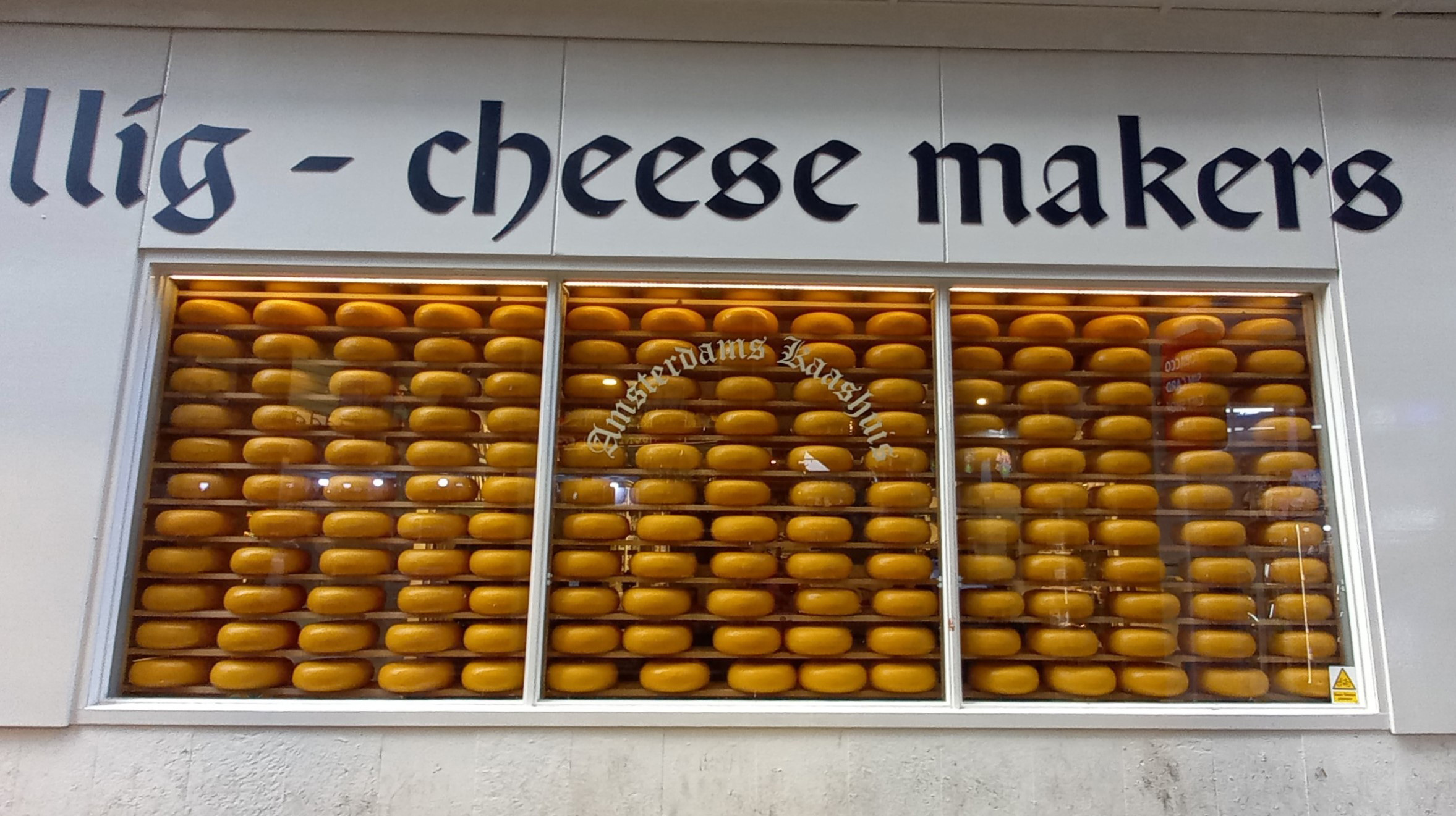 Une boutique de gouda à Amsterdam